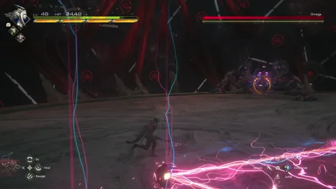 Animation of Omega’s Magic Blast attack