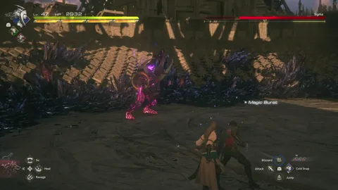 Animation of Sigma’s Physical Attacks