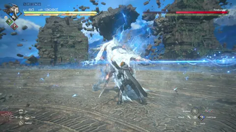 Animation of Timekeeper’s Flash Freeze attack