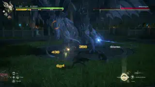 Animation of White Dragon’s Emanation attack