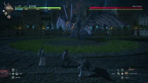 Animation of White Dragon’s Frostbolt attacks