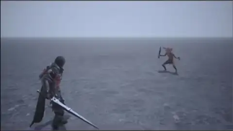 Animation of Ramuh’s Thunderstorm attack