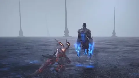 Animation of Embodied Ifrit’s Precision Dodge
