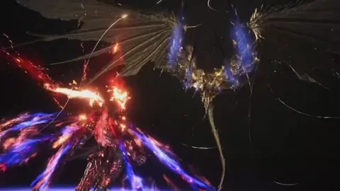 Animation of Ifrit Risen’s Charged Flame