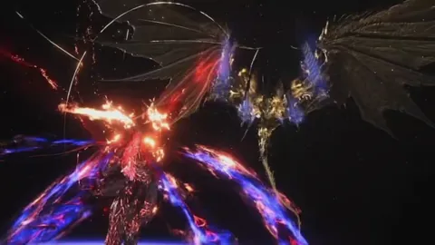 Animation of Ifrit Risen’s Melee Combo
