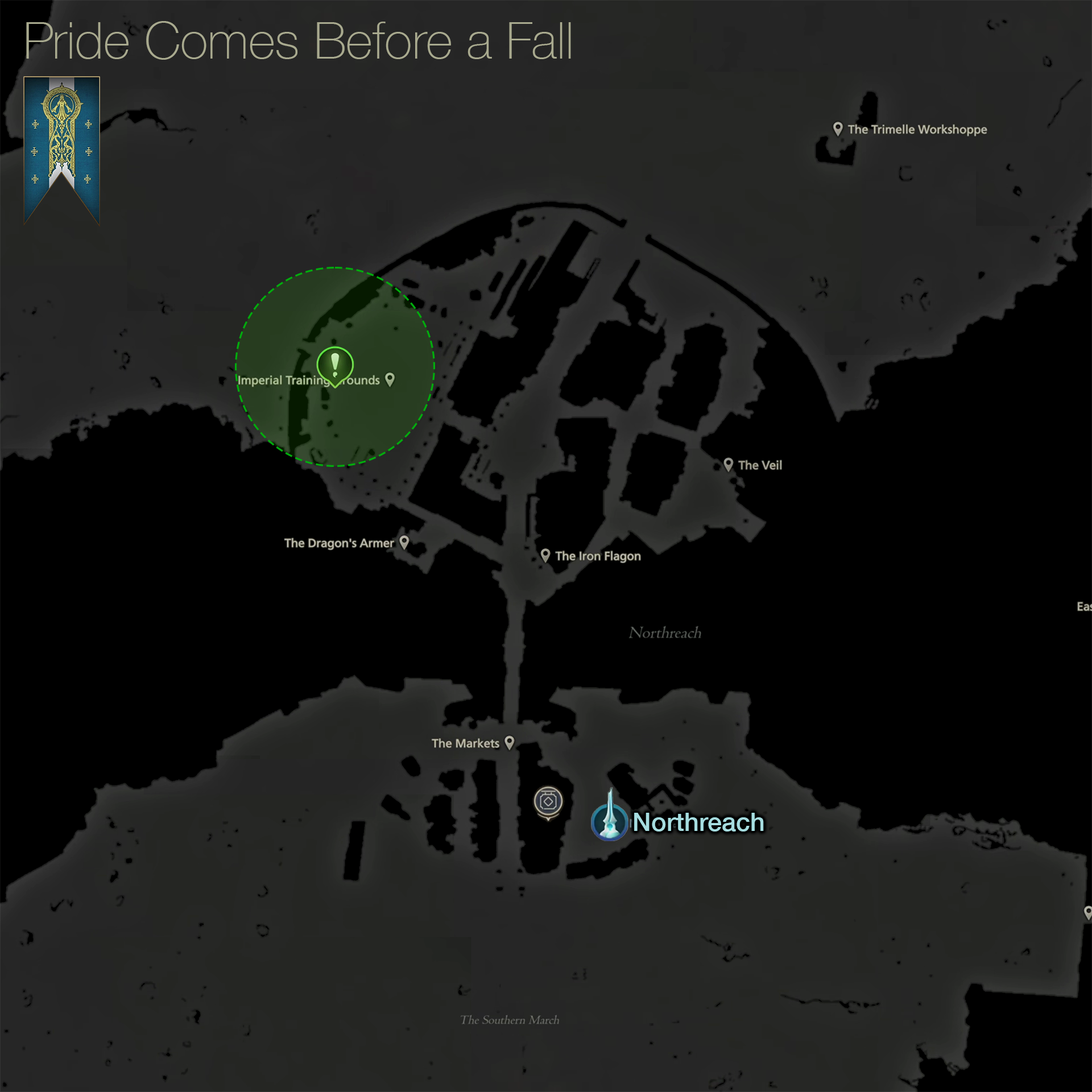 Map showing the location of Leon in Northreach