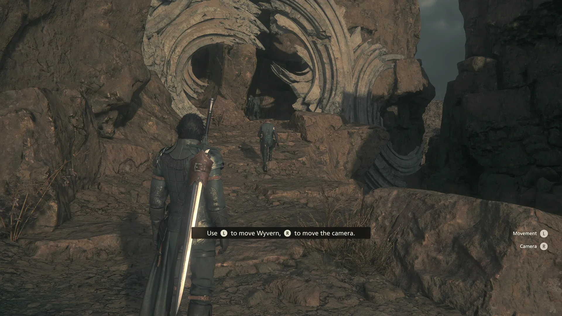 The first time you can control Clive in the Nysa Defile