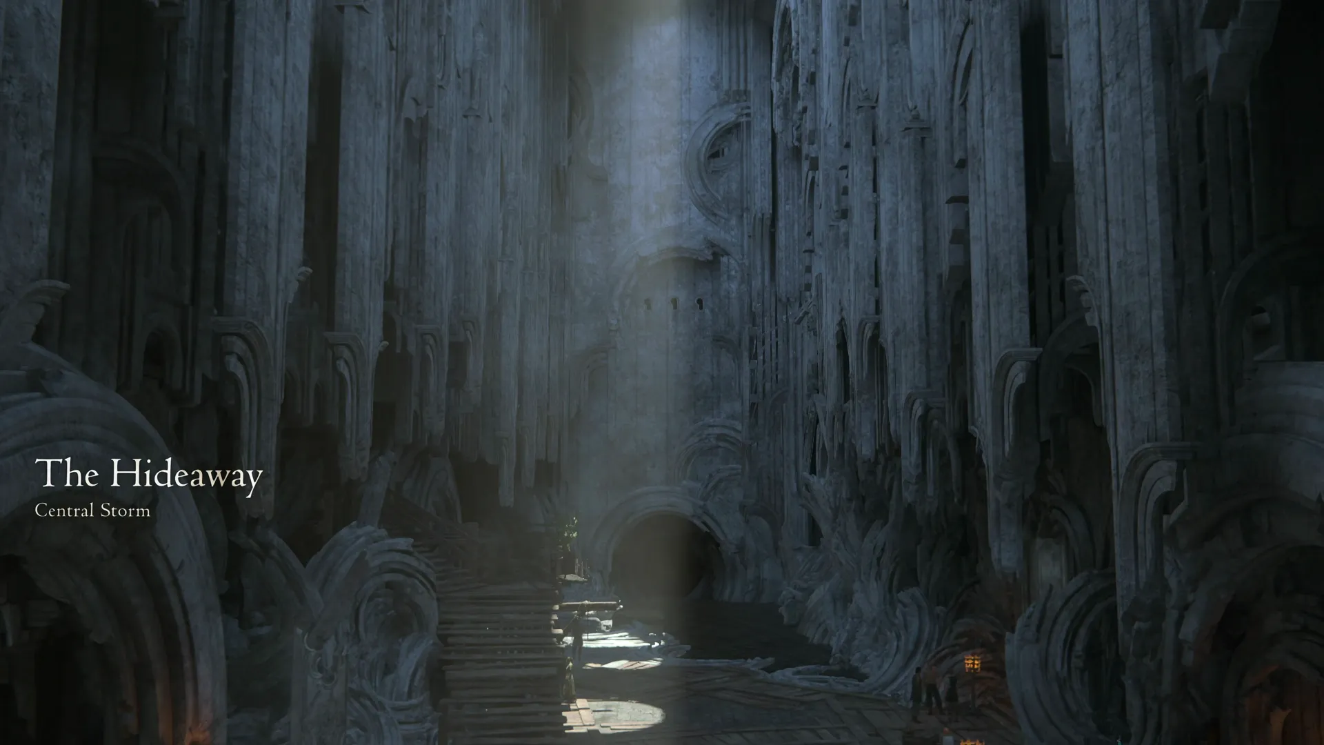 Opening cinematic as Clive, Cid, Goetz and Jill arrive at the Hideaway