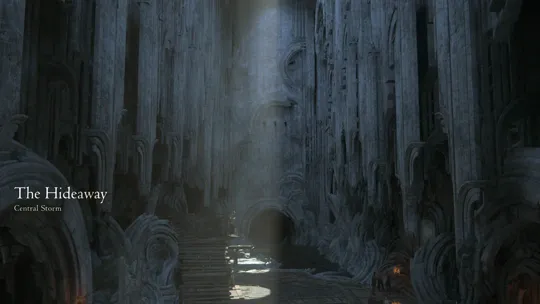 Opening cinematic during the first visit the Cid’s Hideaway