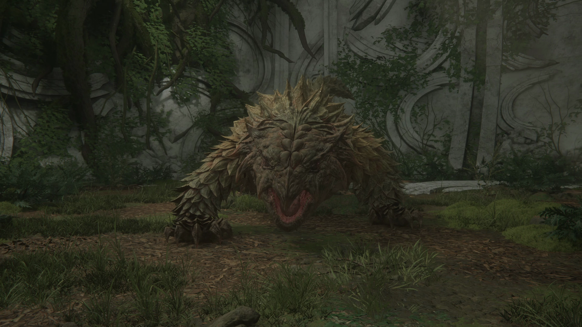 Opening cinematic and close-up of Fafnir of the North
