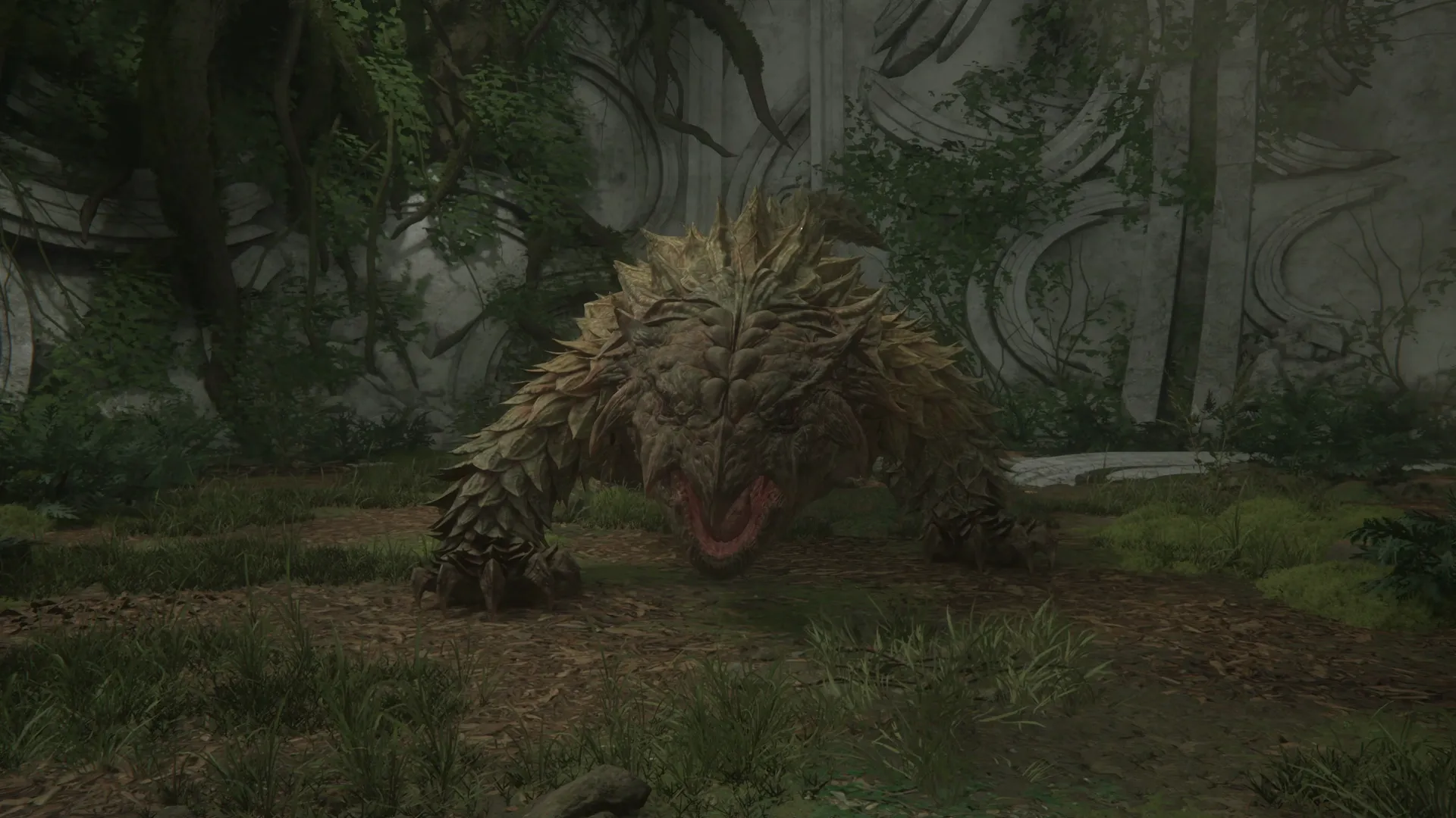 Opening cinematic and close-up of Fafnir of the North