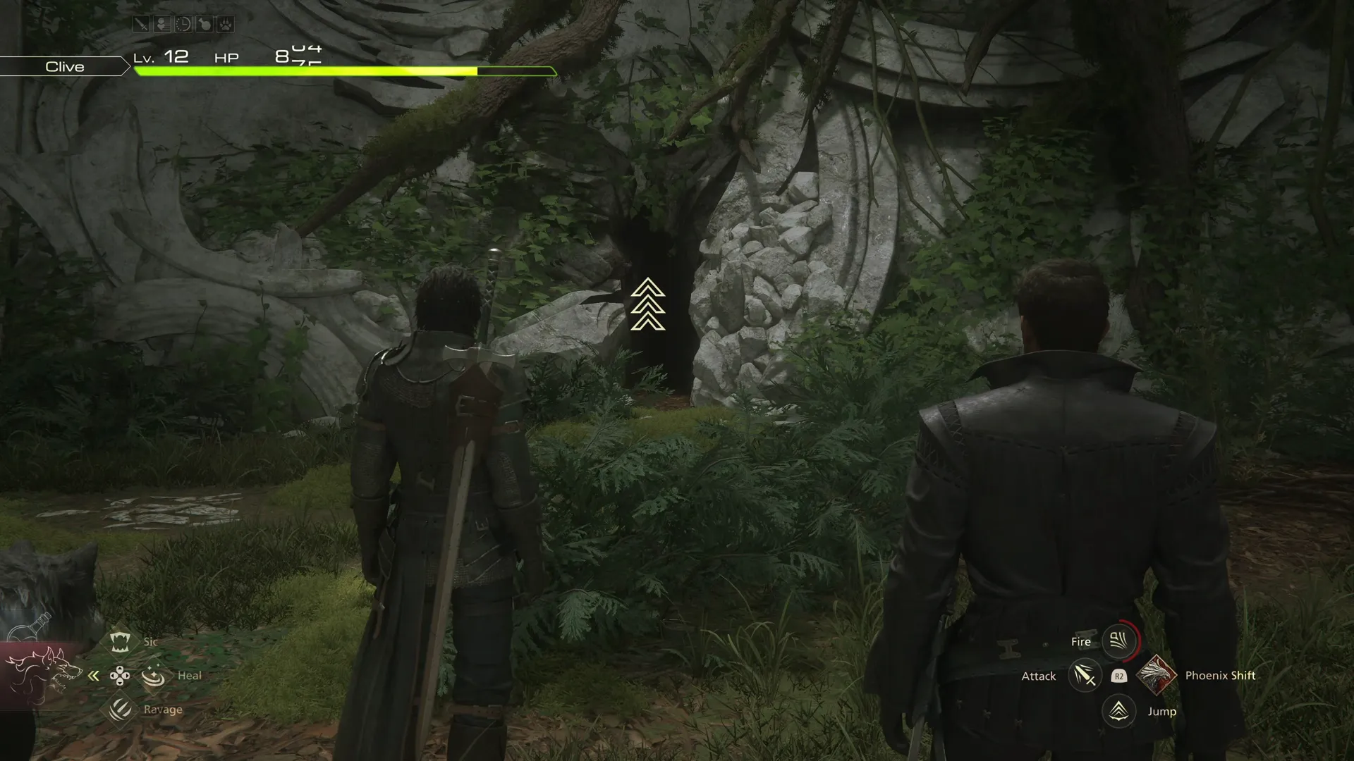 Sneaking through the gap after the battle against Fafnir