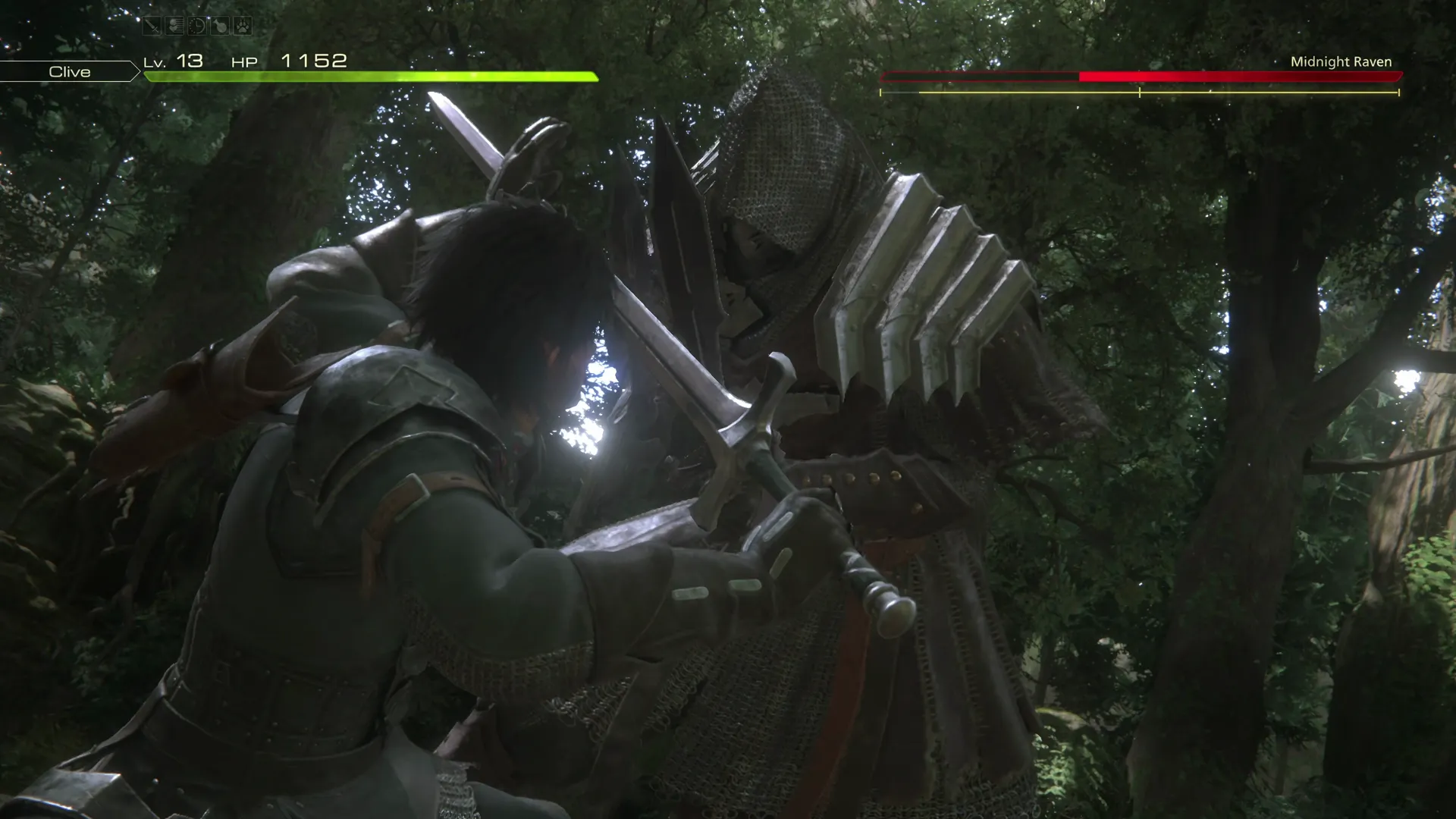 Cinematic clash that takes place during the Midnight Raven battle