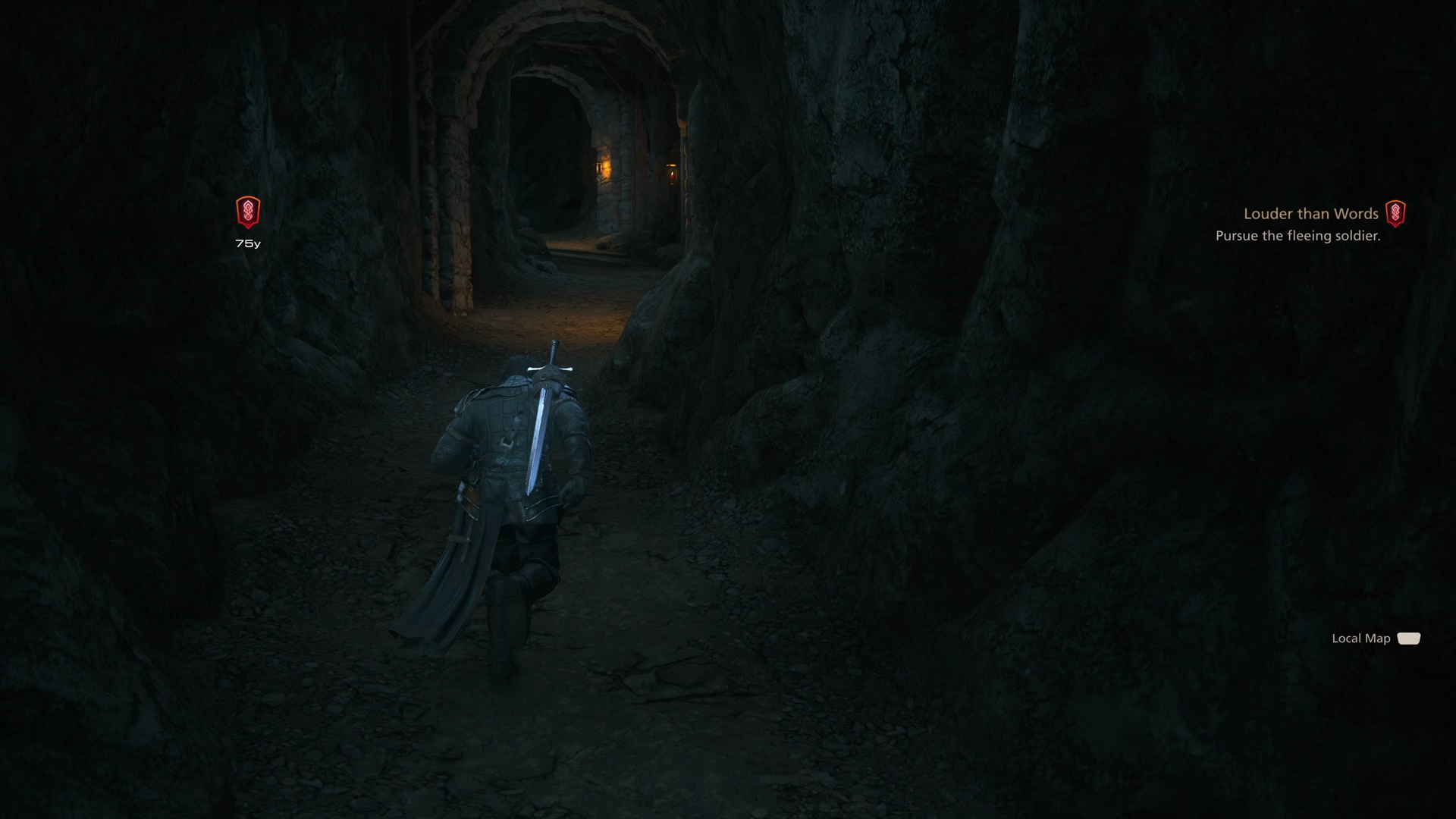 Traveling through the narrow pathways that extend below Lostwing