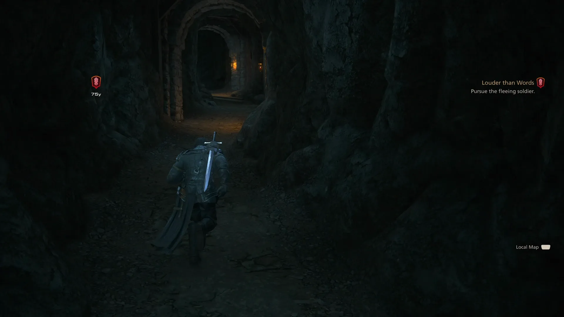 Traveling through the narrow pathways that extend below Lostwing