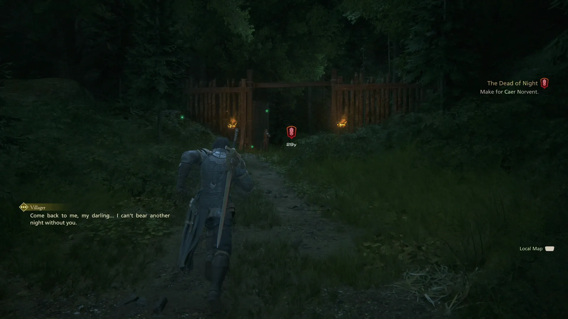 Approaching the Cutter’s Gate south of Lostwing on the way to Norvent Valley