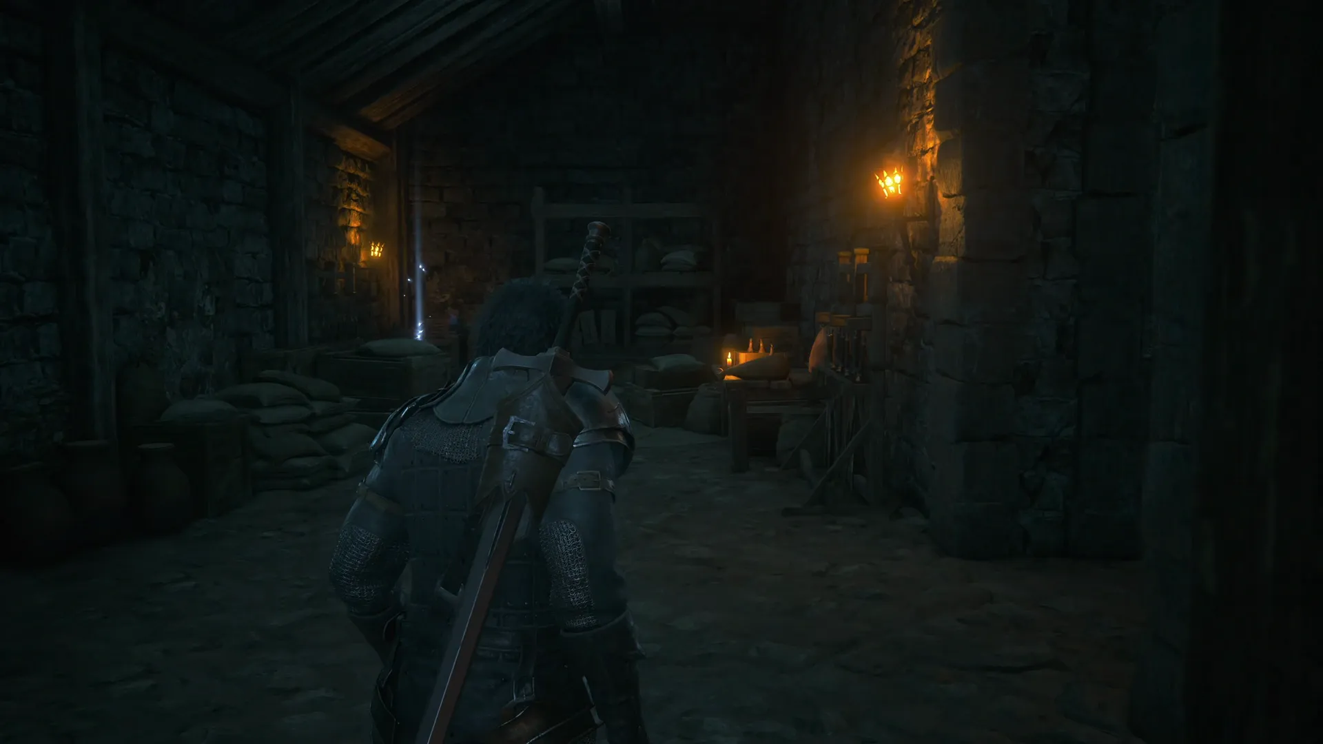 The top level of Caer Norvent