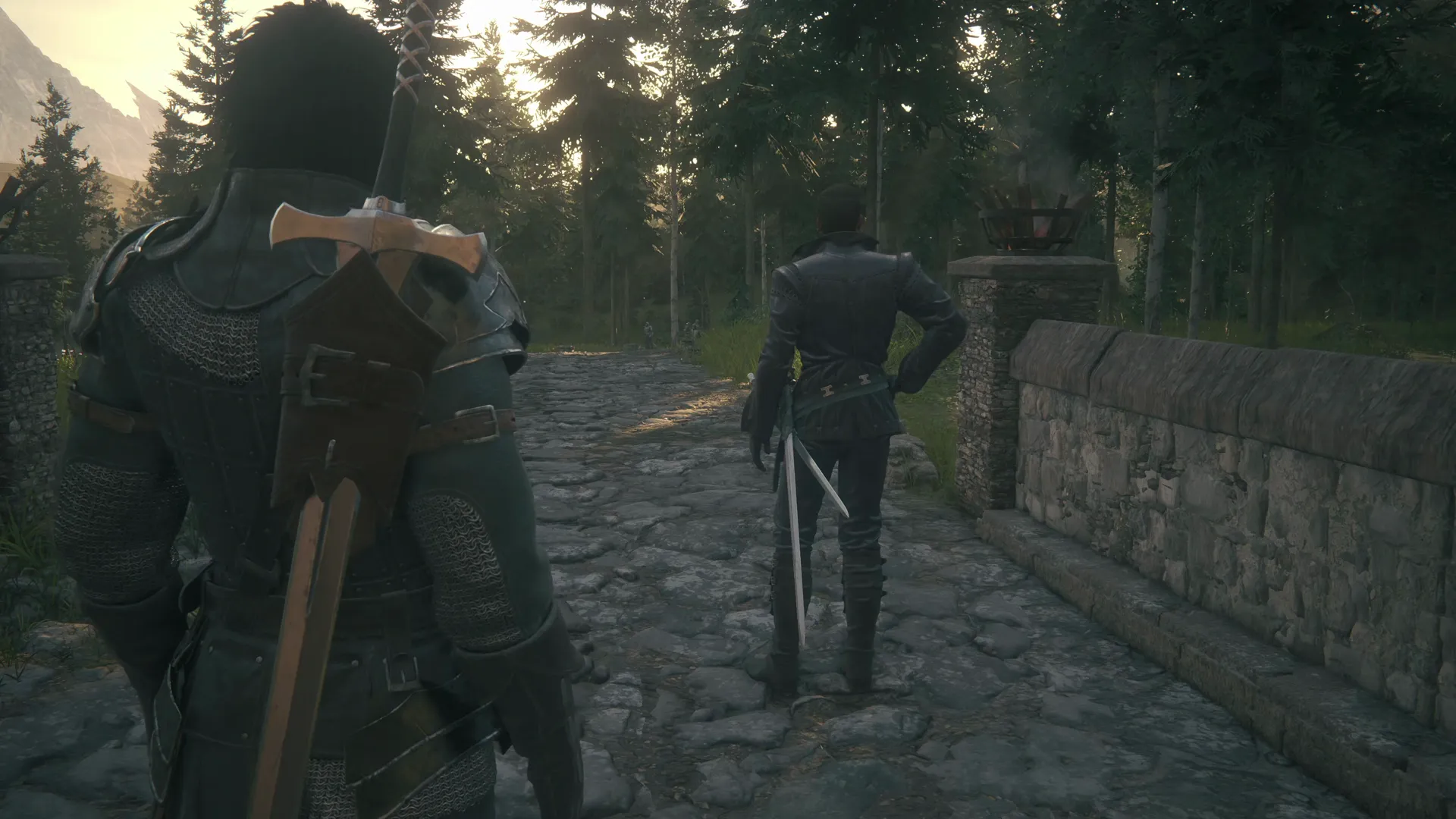 Clive and Cid reaching the other side of Caer Norvent into Glorieuse