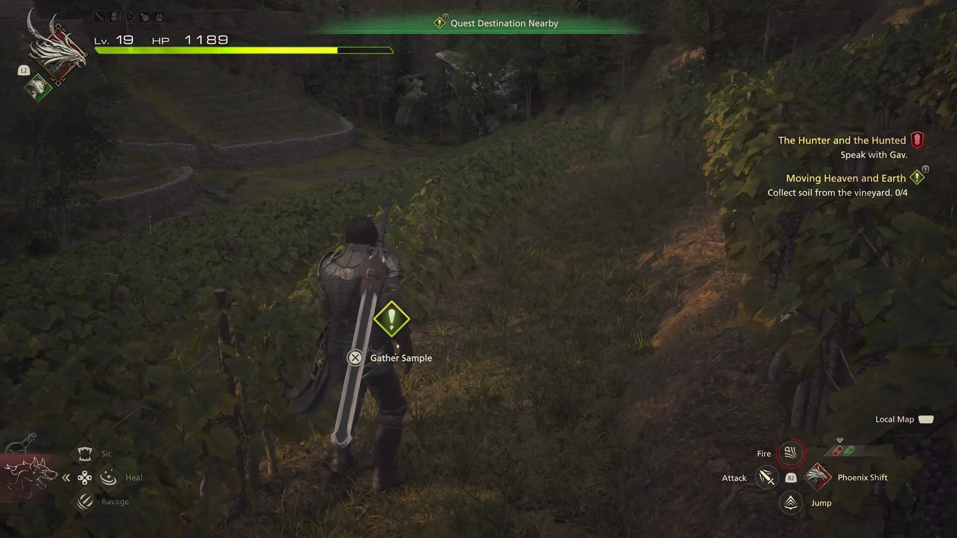 Gathering Vineyard Soil Samples on the ground