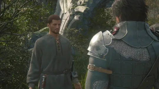 Accepting the Beast Against Beast Optional Quest from Frederic along the pathway to Eastpool