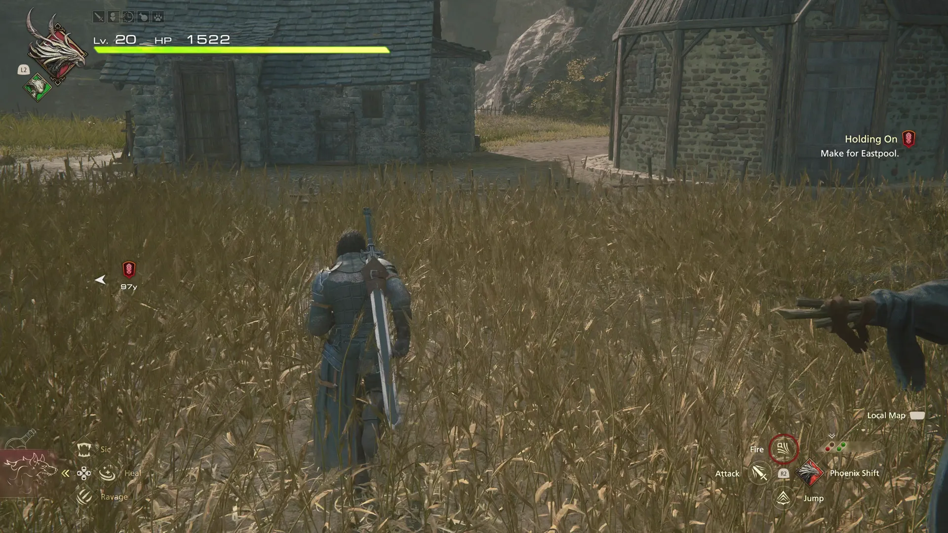 Traveling through the Broken Hilt near Eastpool