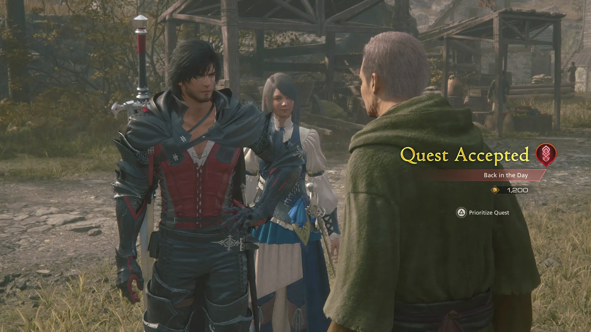 Initiating the Back in the Day Main Scenario Subquest