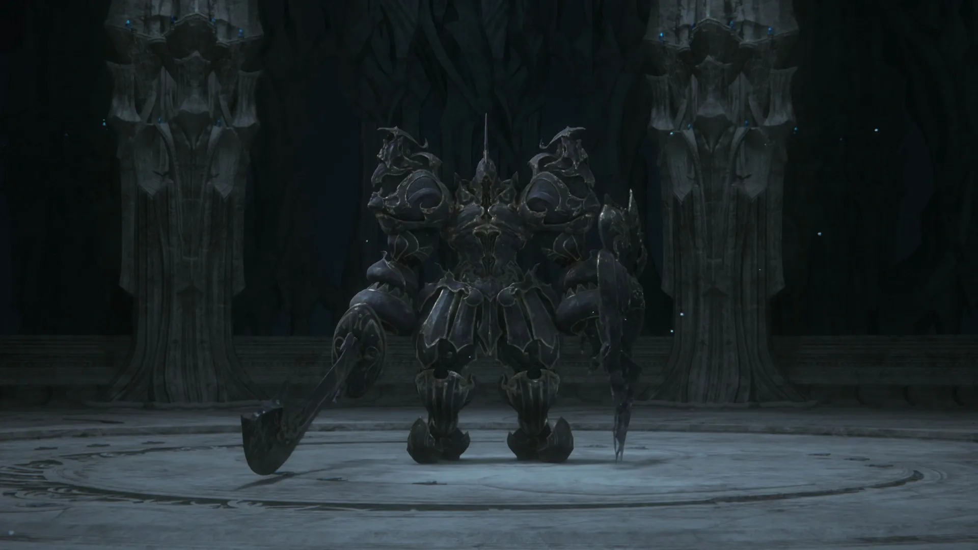 Opening cinematic at the beginning of the battle against the Iron Giant