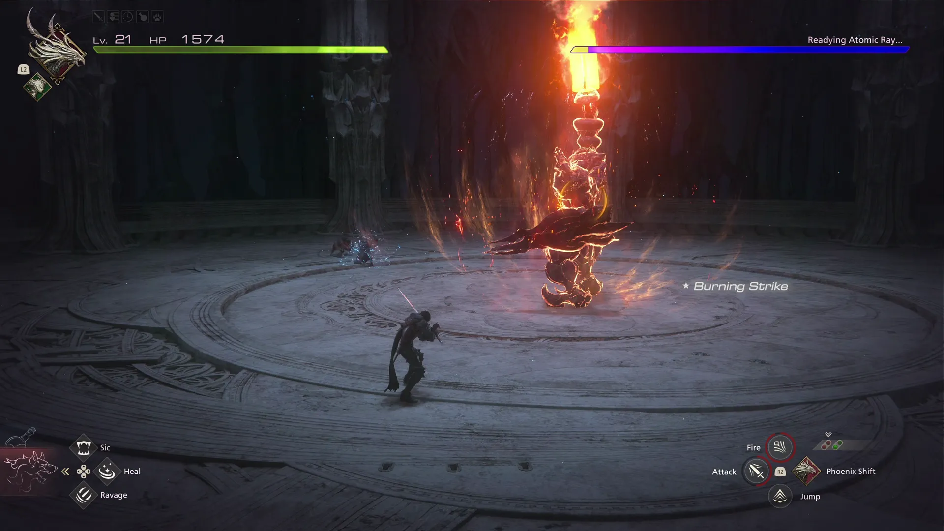 Iron Giant readying its Atomic Ray attack