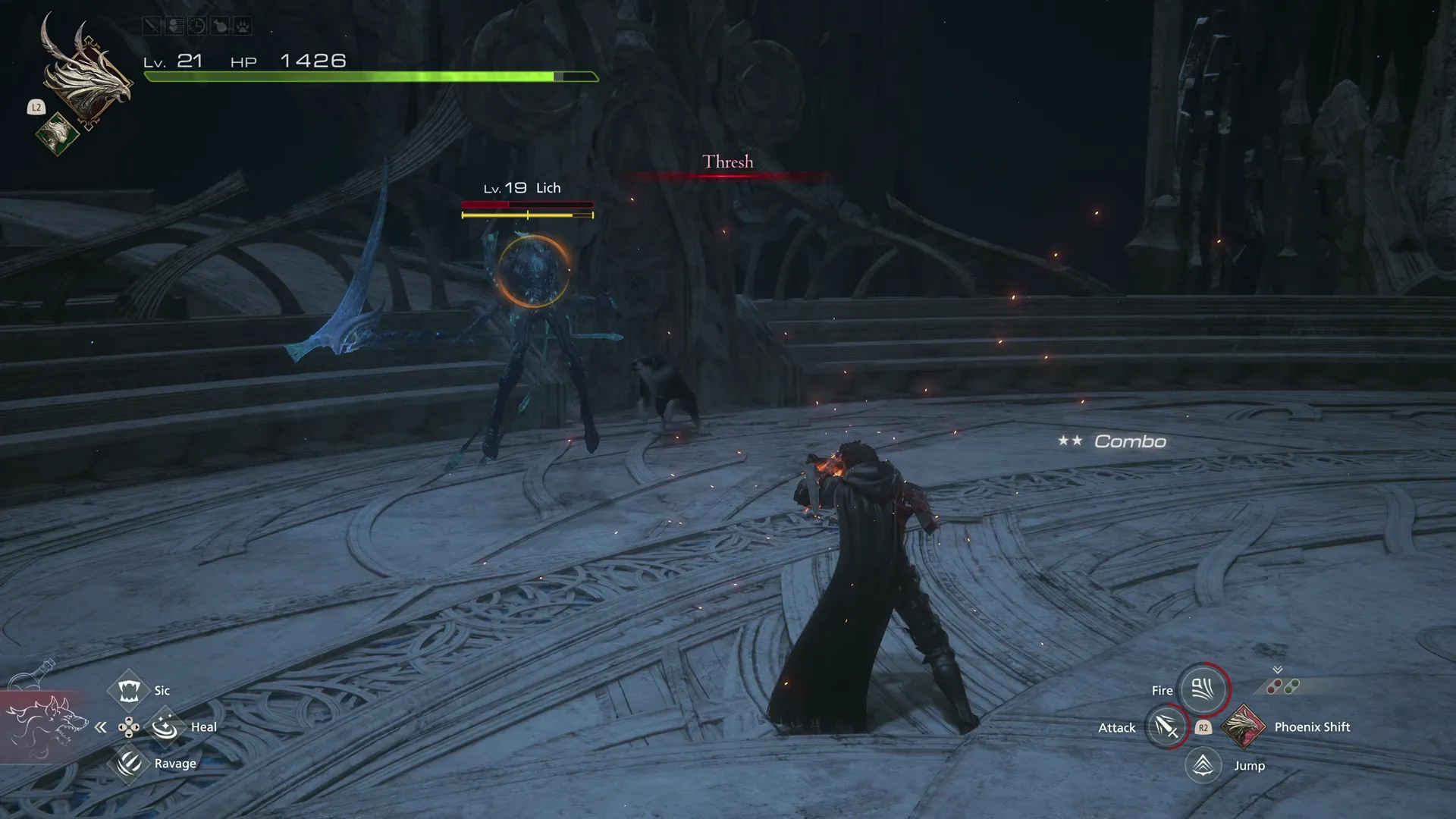 Battle against a Lich