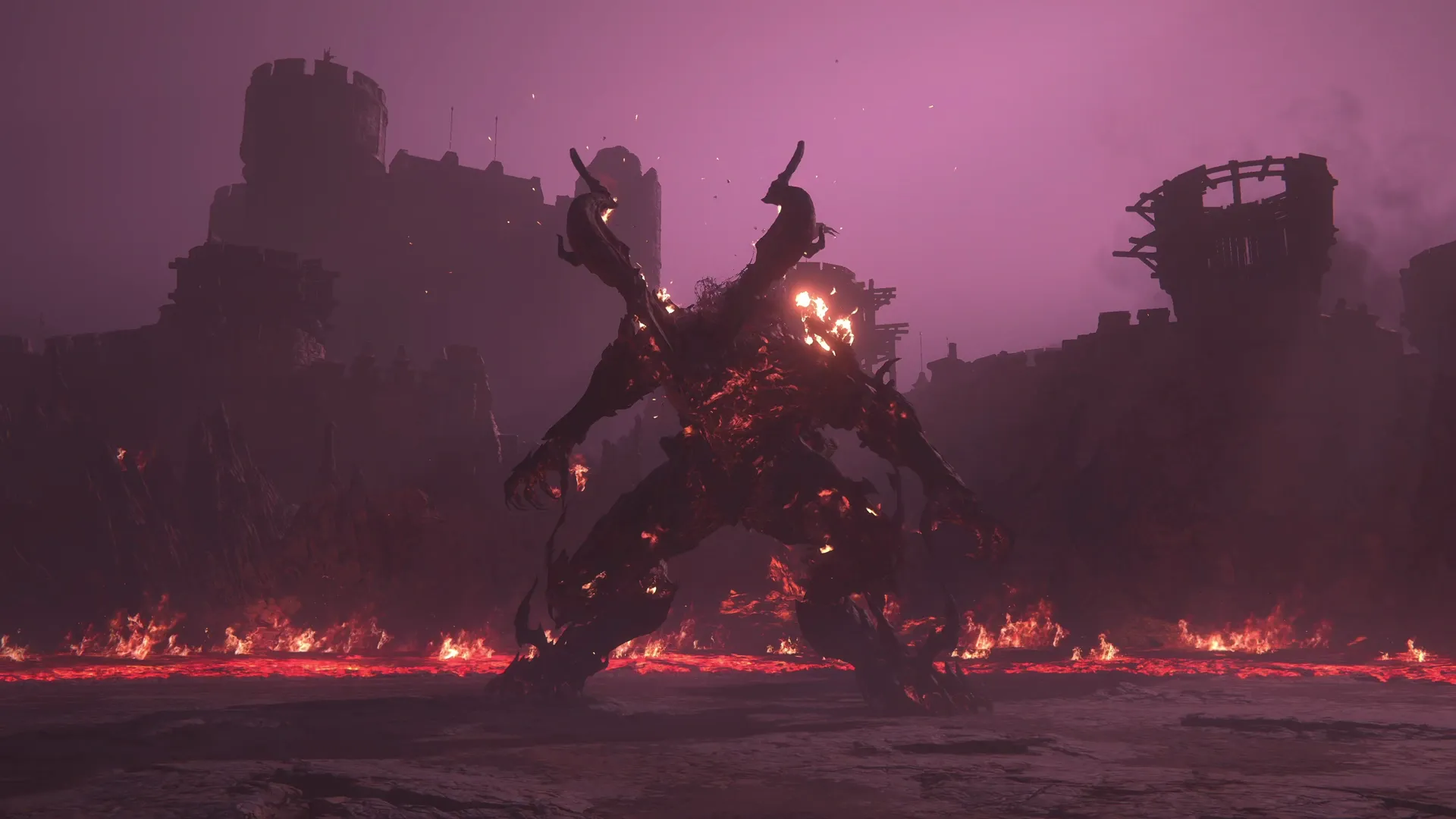 Opening cinematic of the Infernal Eikon, Ifrit