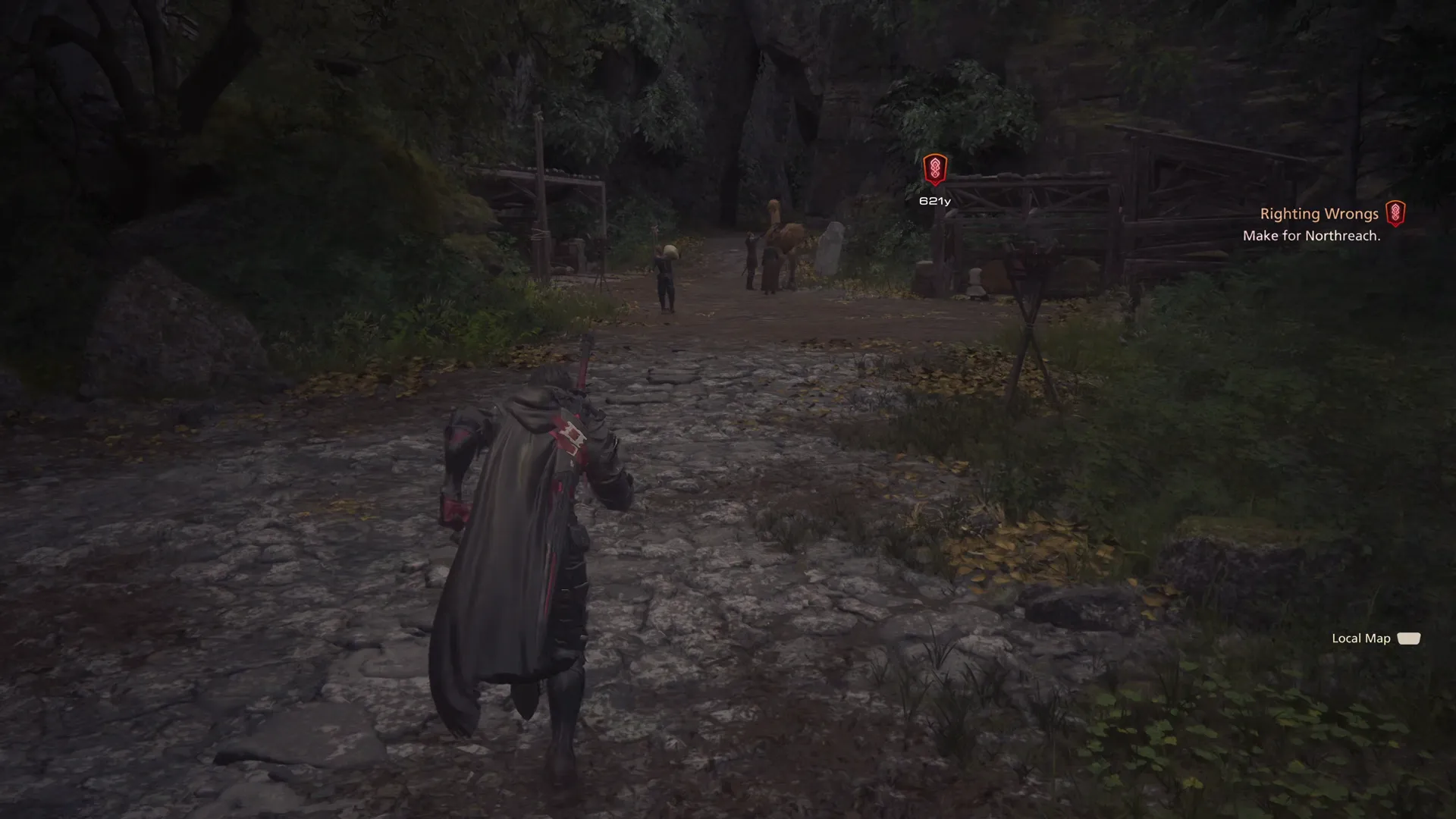 Exiting Lostwing through the northeast exit