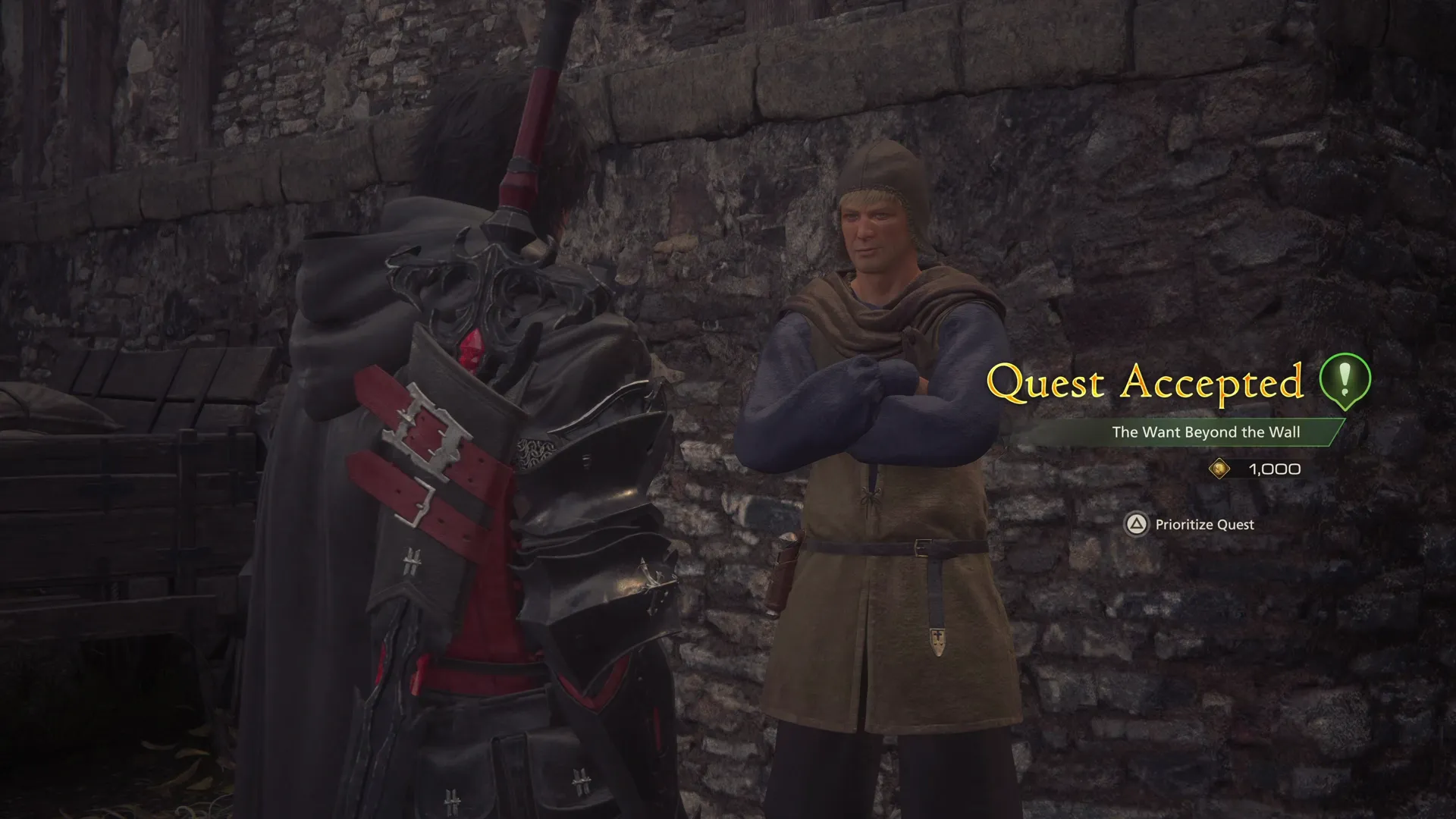 Accepting the Want Beyond the Wall from Etienne in Northreach