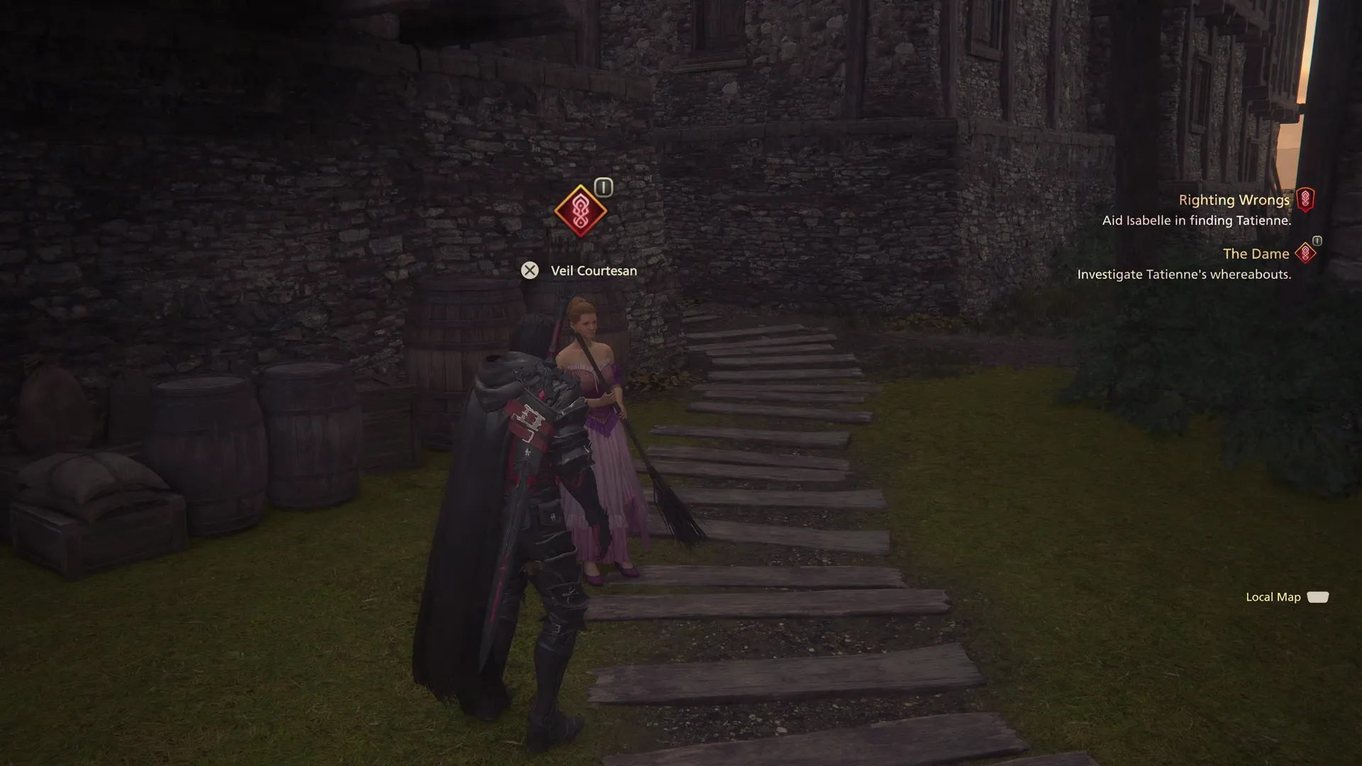 Speaking to the Veil Courtesan