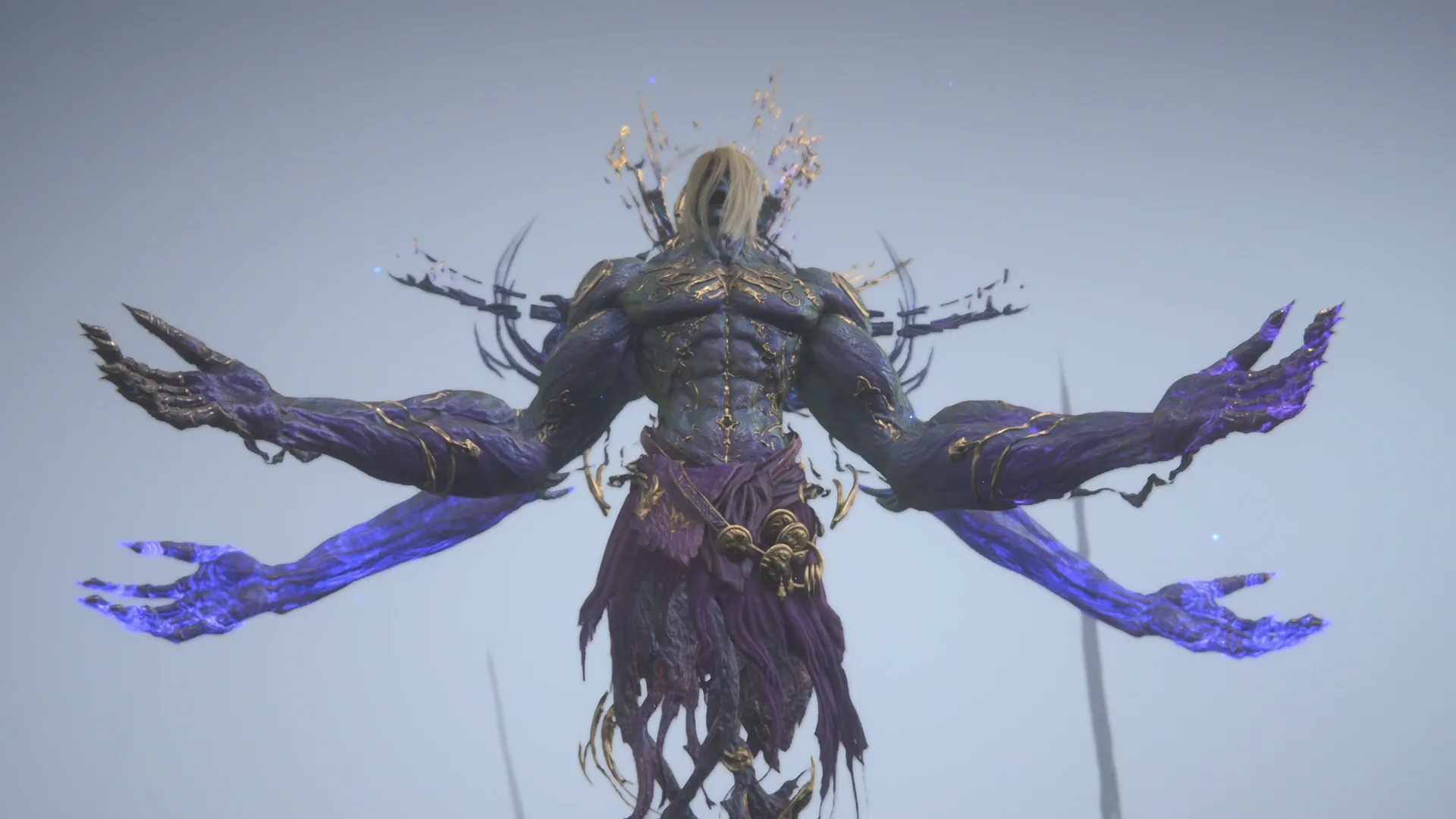 Close-up of Typhon the Transgressor during the last phase of the battle