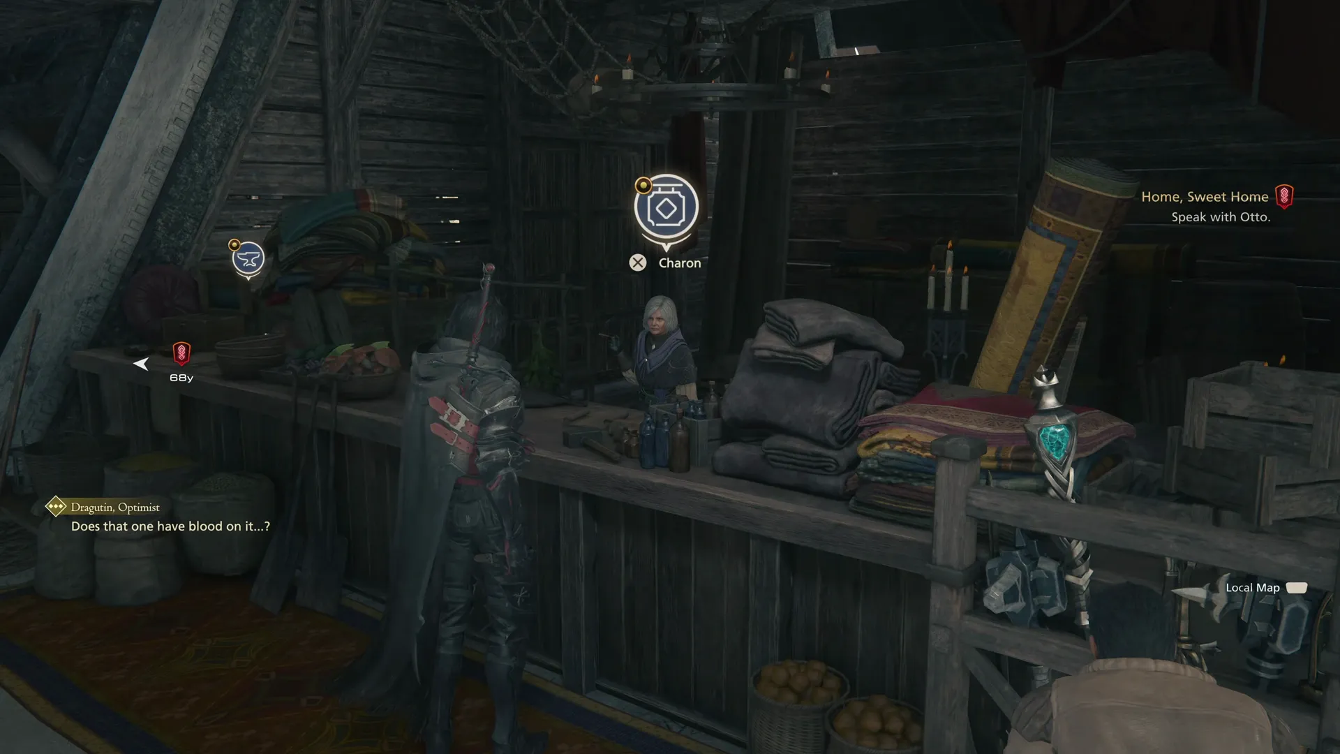 Speaking to Charon at the new Charon’s Toll at the new Hideaway