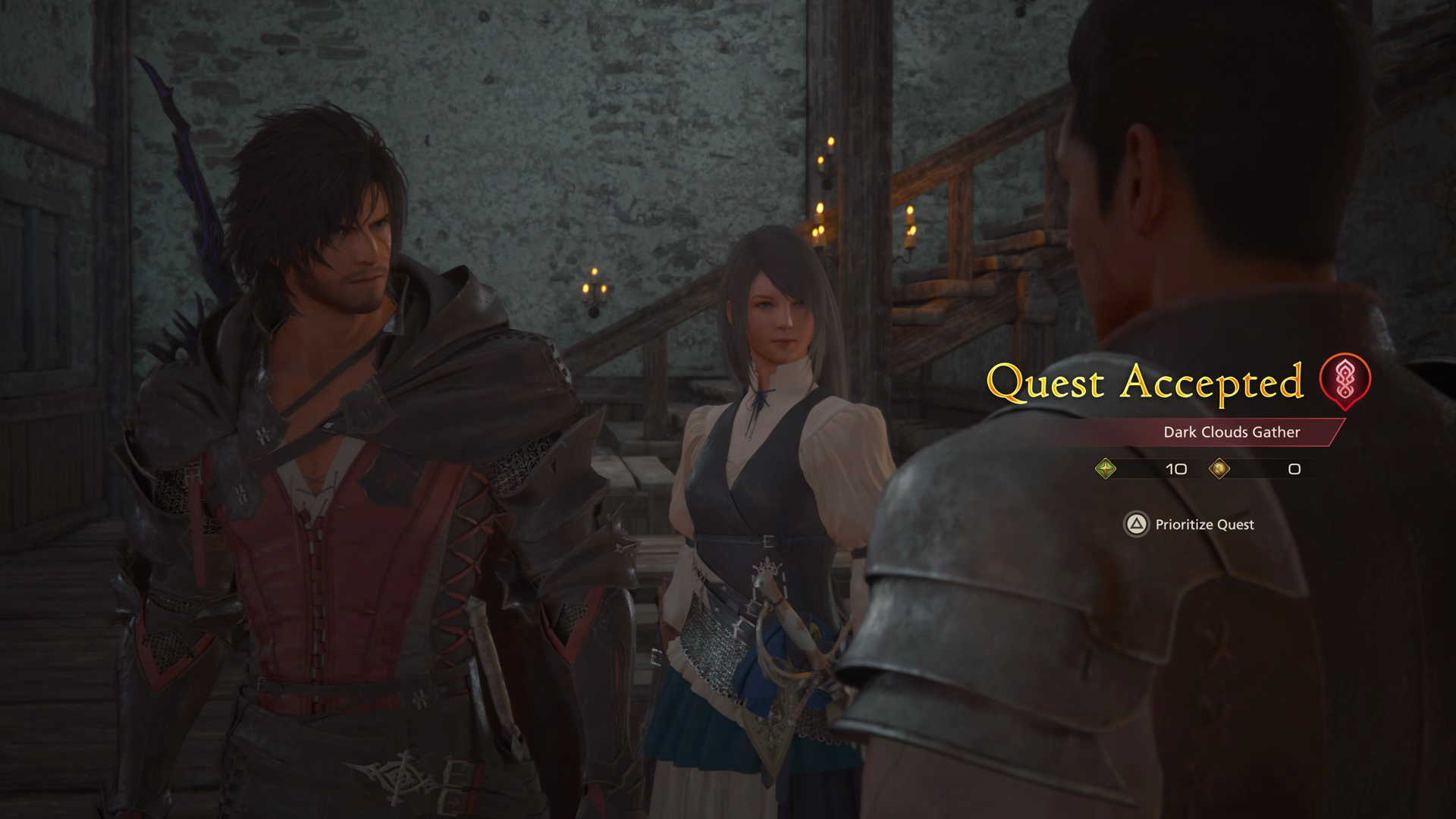 Accepting the Dark Clouds Gather Main Scenario Subquest in Martha’s Rest