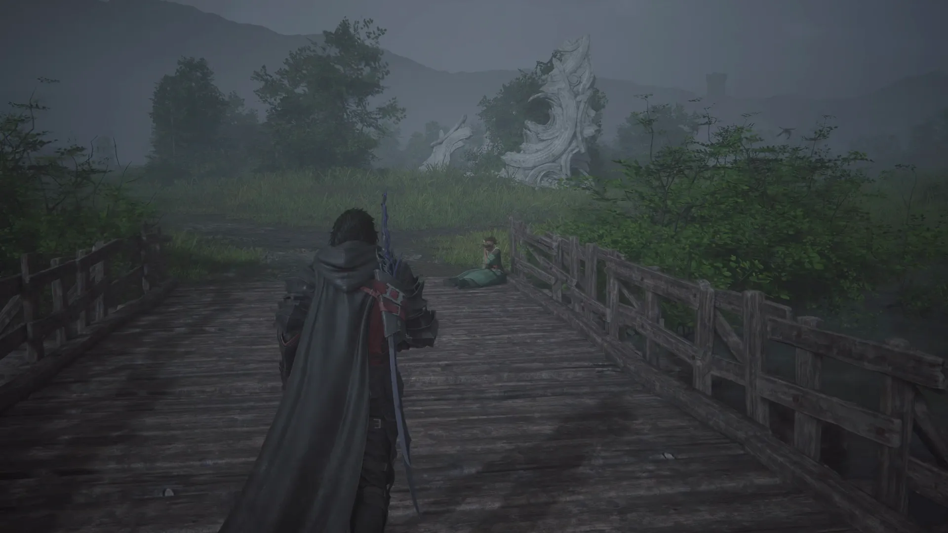 Encountering Martha long the bridge in Sorrowise