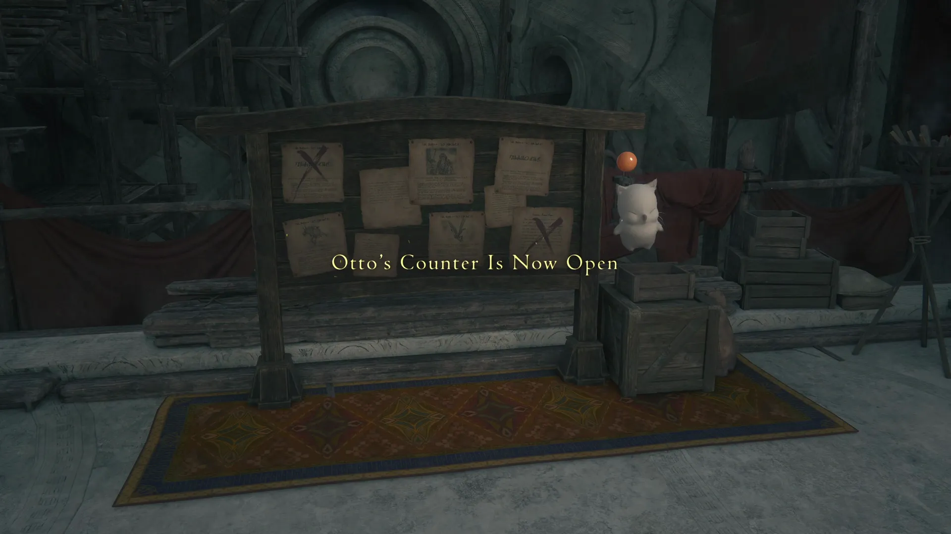 Otto’s counter is open with Nektar standing in front of the Hunt Board