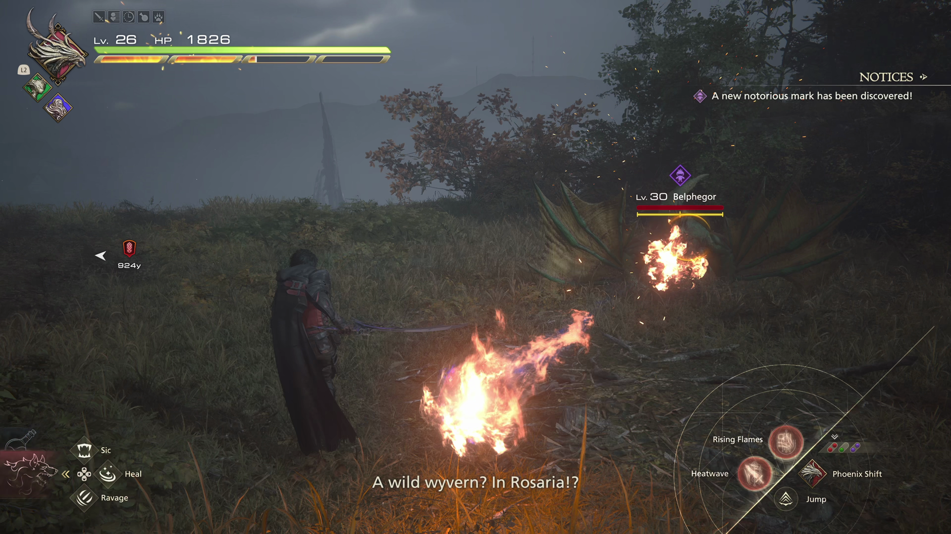Belphegor blasting at Clive with a fireball attack