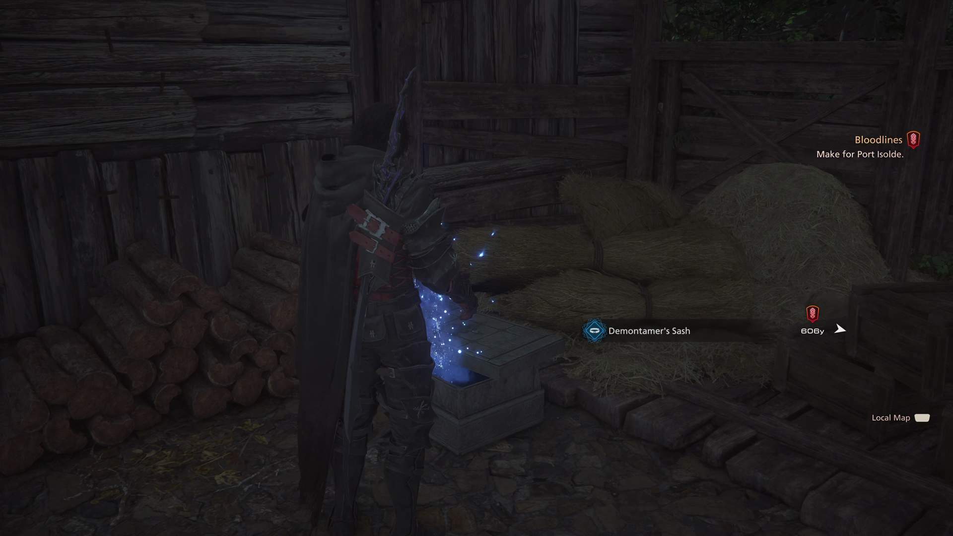 Obtaining a second Demontamer’s Sash from the treasure coffer