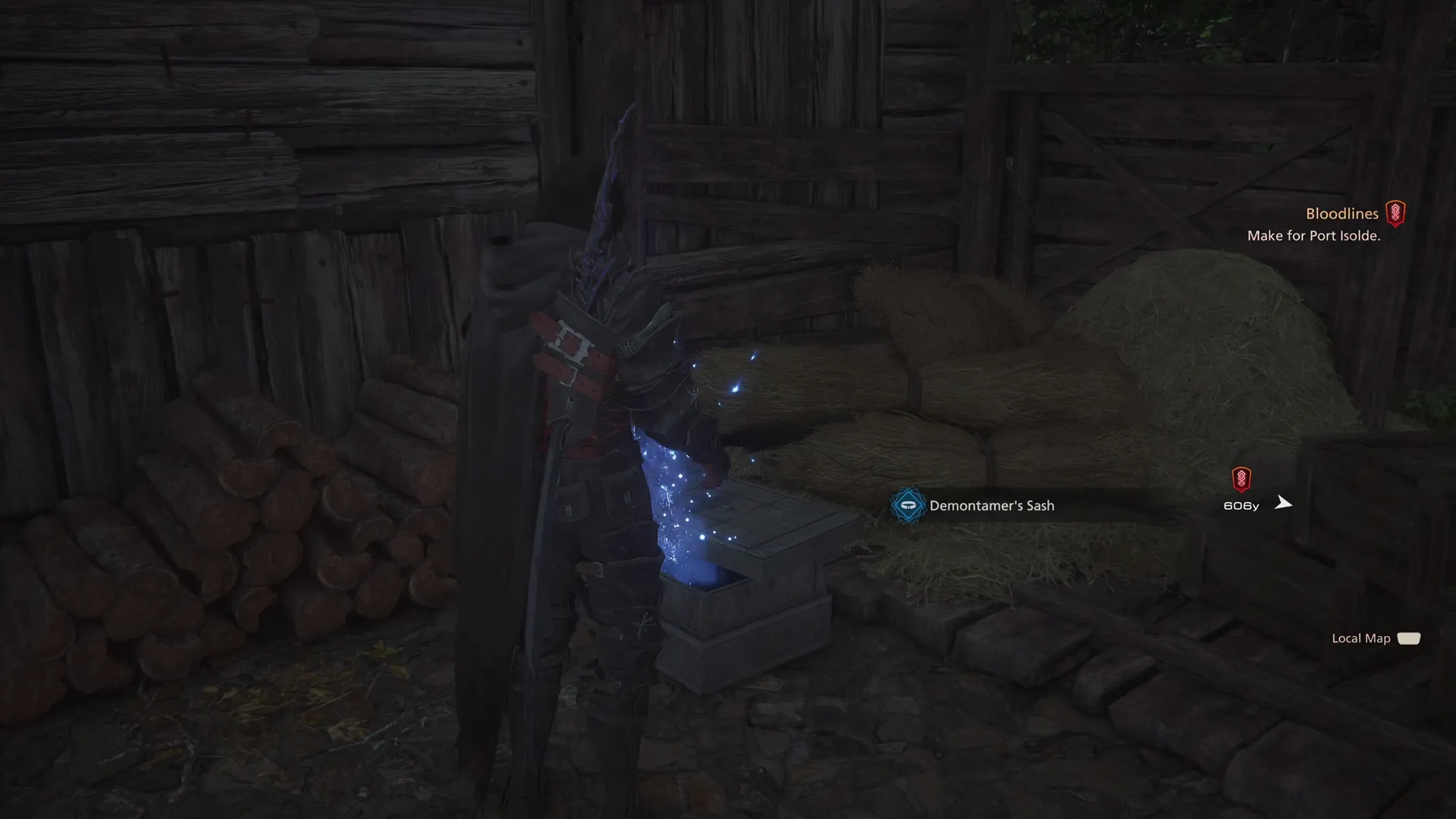 Obtaining a second Demontamer’s Sash from the treasure coffer