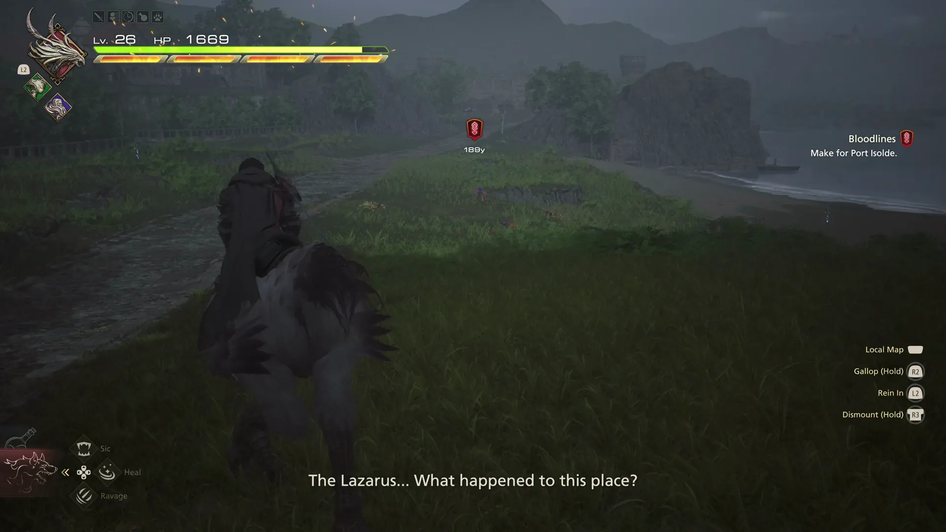 Reaching Port Isolde