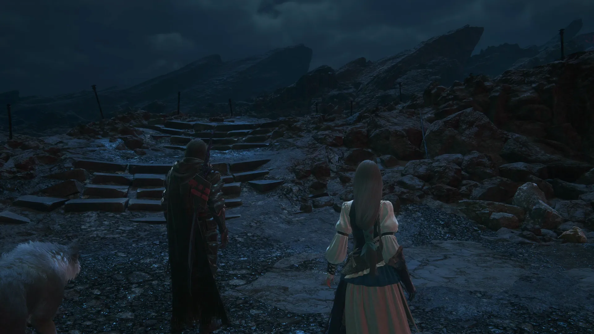 Clive and Jill arriving at Drake’s Breath