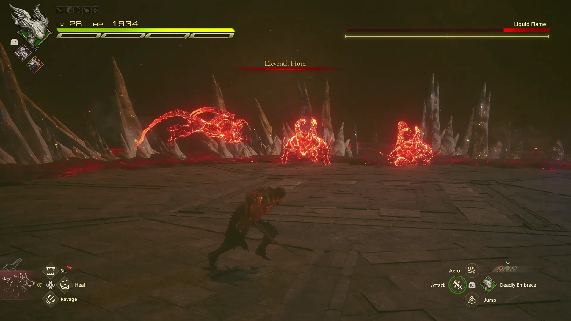 Liquid Flame using its Eleventh Hour attack in Phase 3