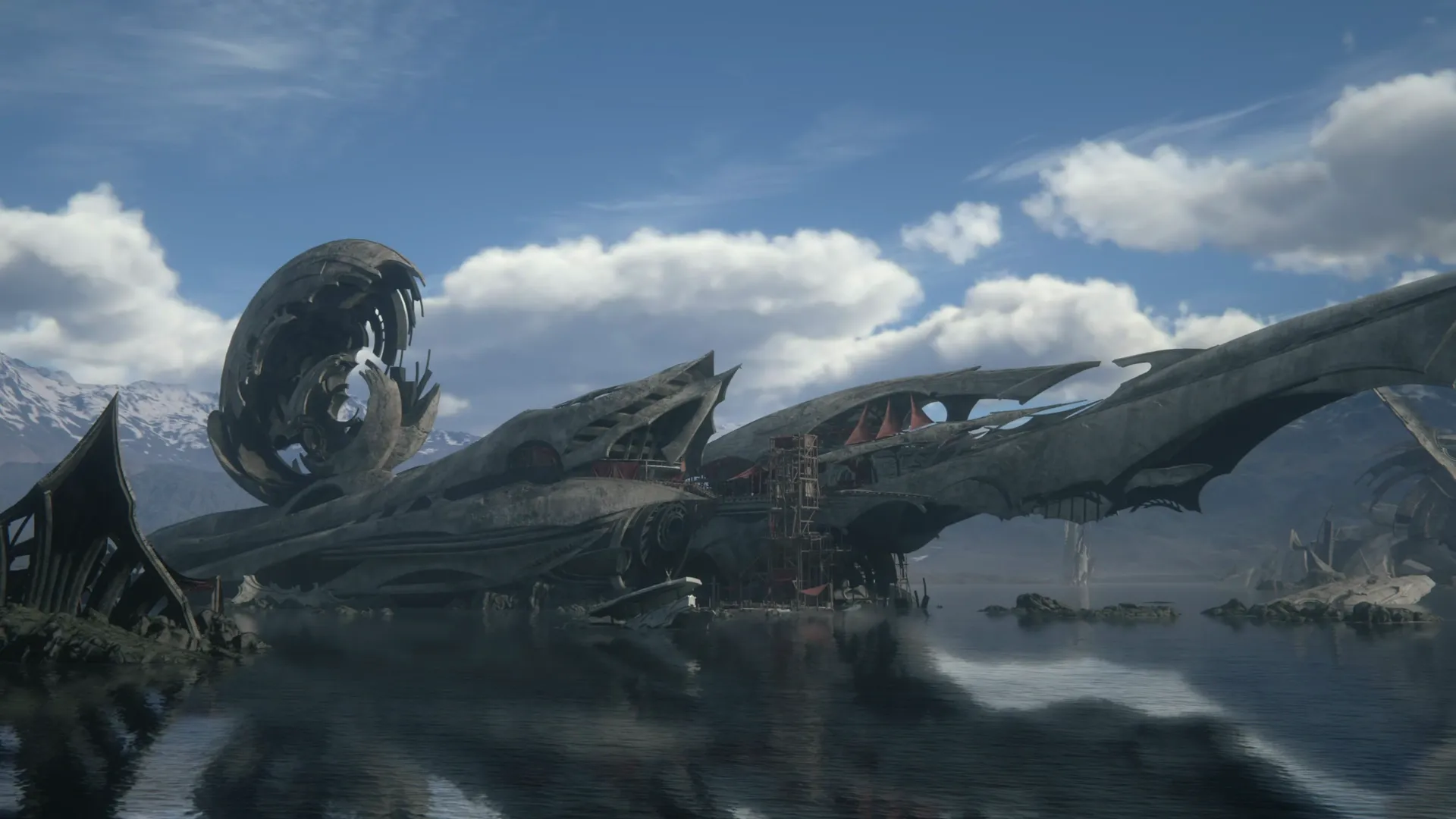 Cinematic of the Hideaway from a distance