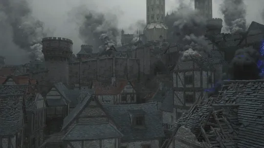 The destruction of the town of Rosalith