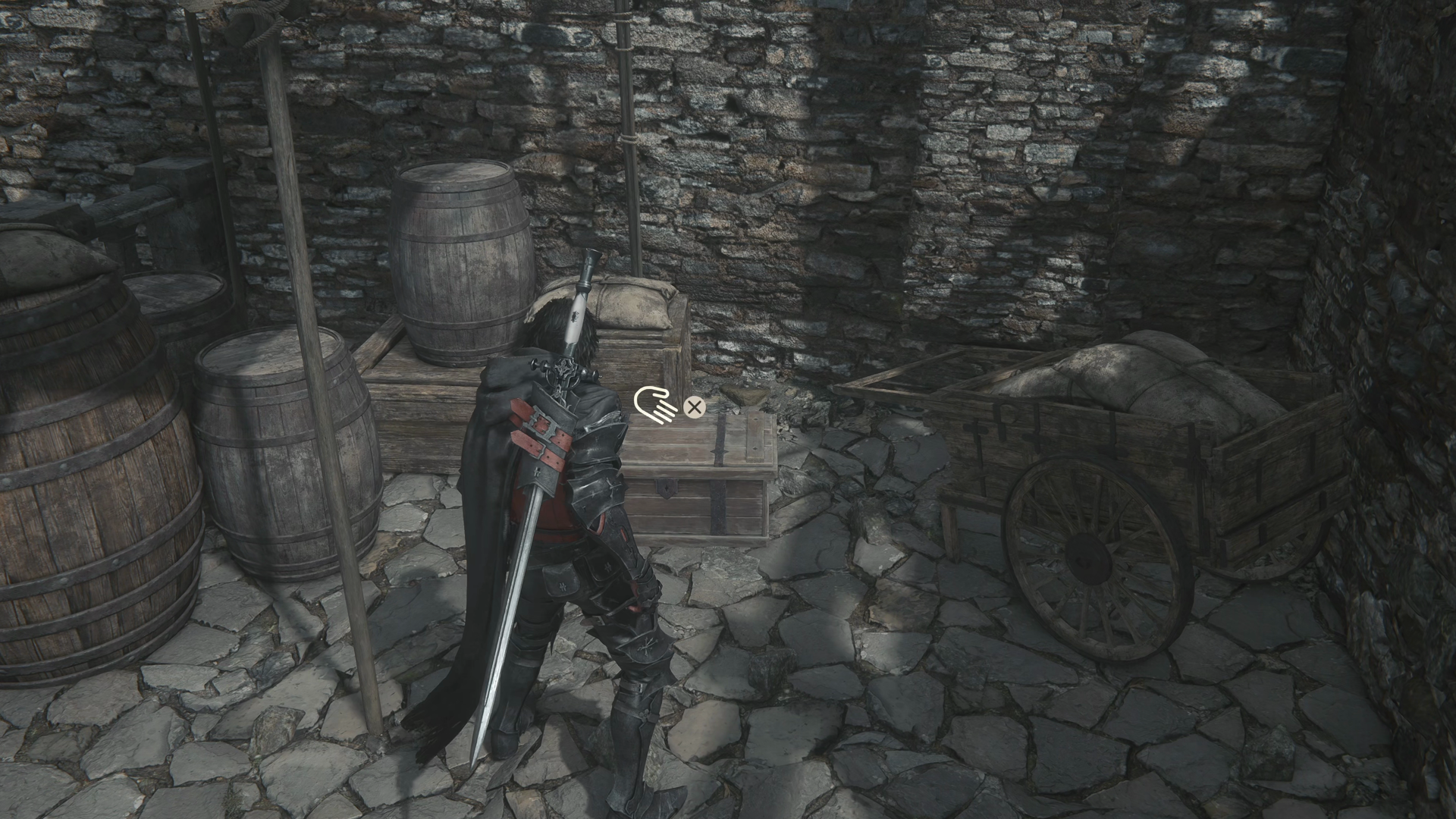 Opening the treasure coffer that contains gil and Steelsilk