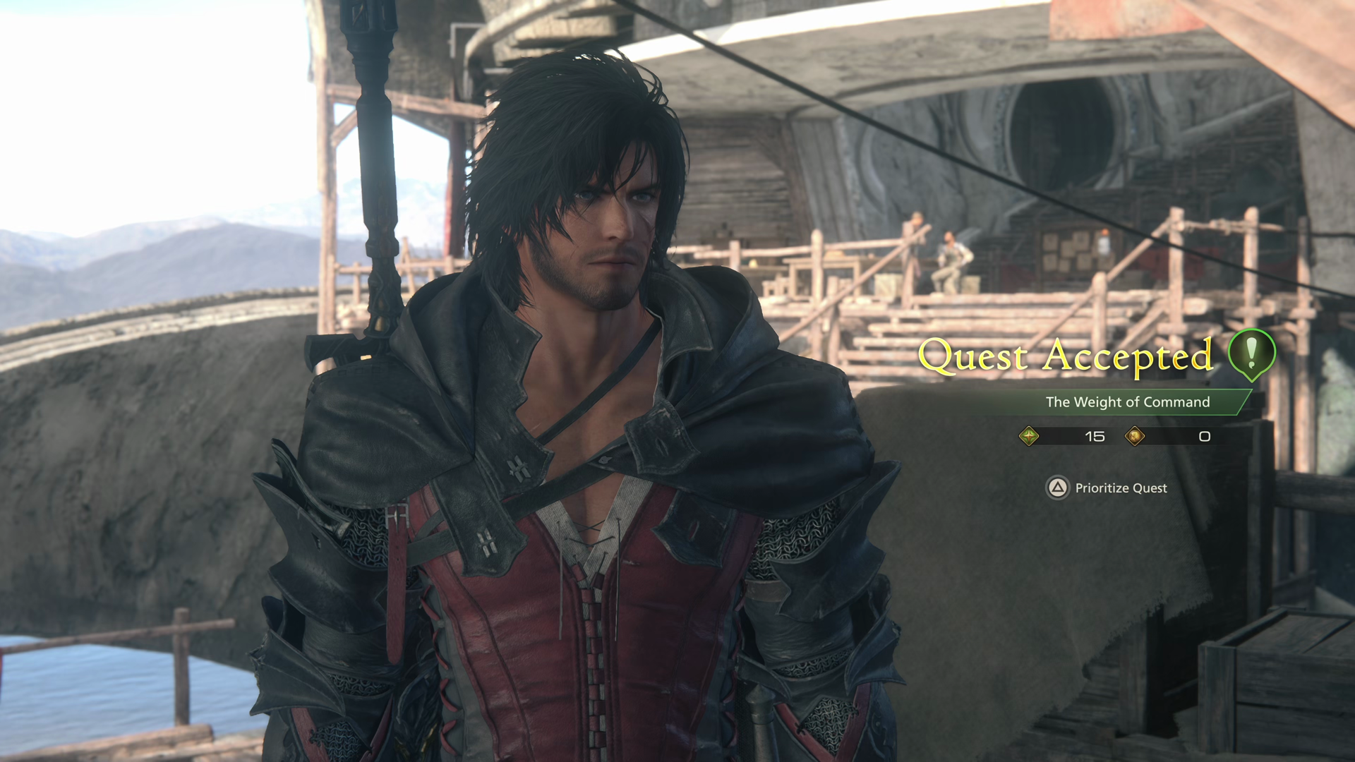 Accepting the Weight of Command Optional Quest from Dorys