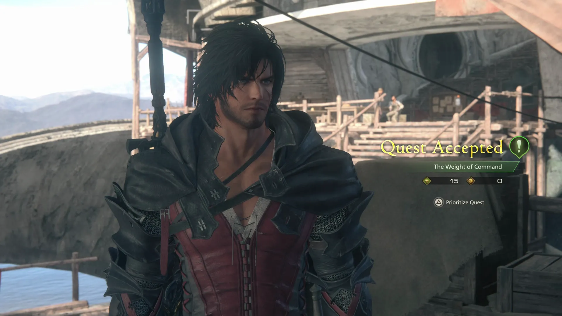 Accepting the Weight of Command Optional Quest from Dorys