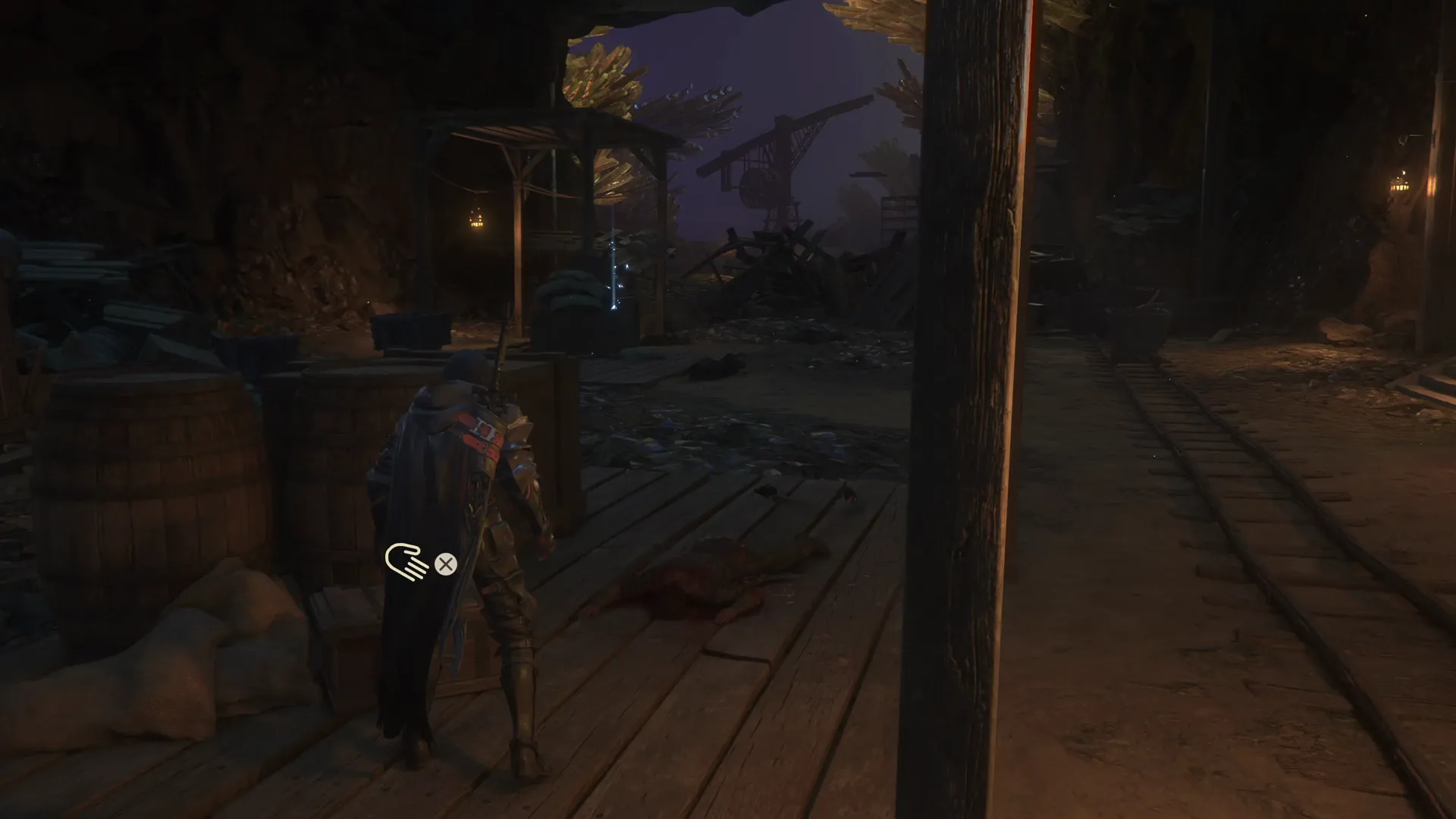 Opening up a treasure coffer that contains the Favor of Lightning (Lightning Rod) accessory